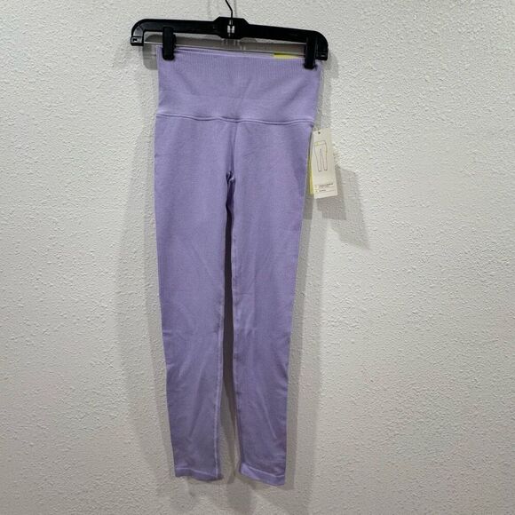 All in motion ribbed purple leggings size small - Picture 1 of 9